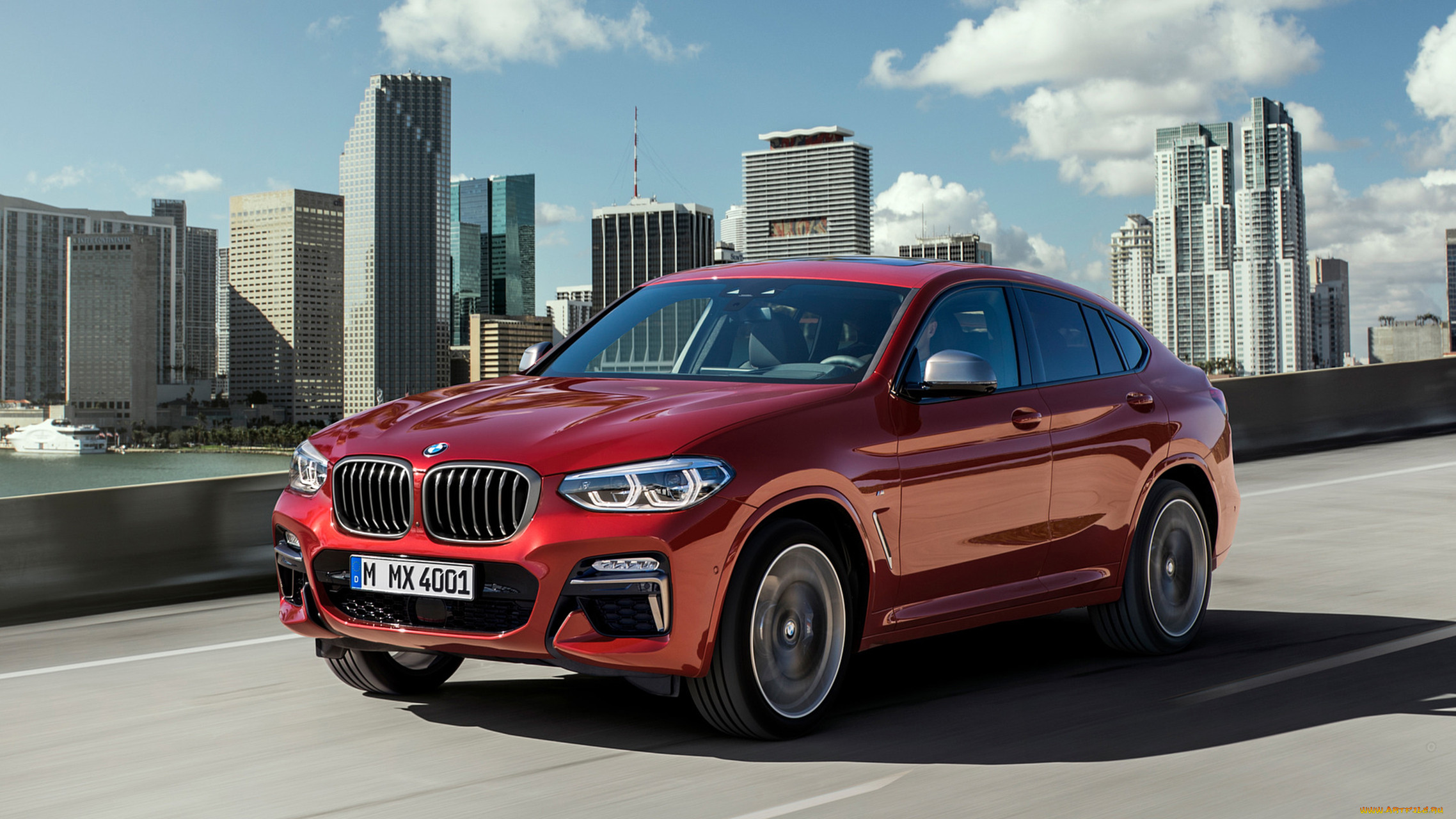 bmw x4 m40d 2019, , bmw, x4, m40d, 2019, red